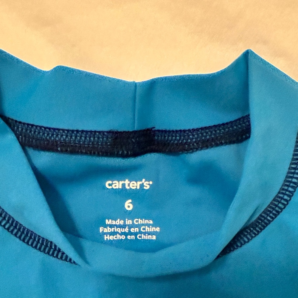 Carter's Blue Shark Rashguard Set - Picture 9 of 11